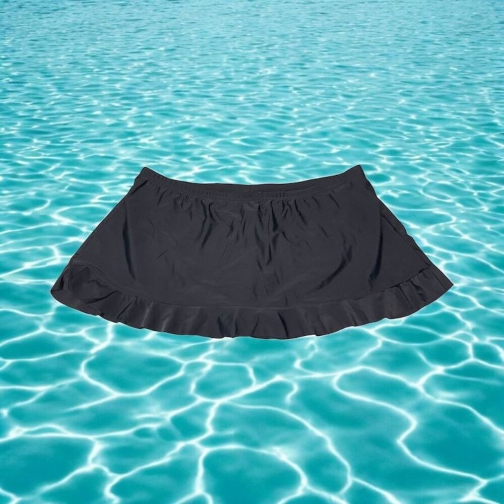 Apt. 9 Womens 18W Swim Skirt Bottom With Ruffle Hem Size EUC - Picture 1 of 7